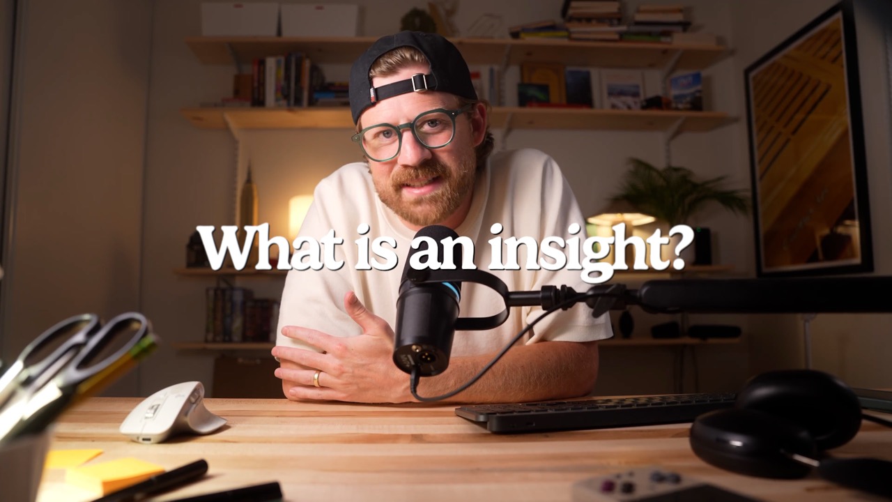Jason teaching What is an insight?